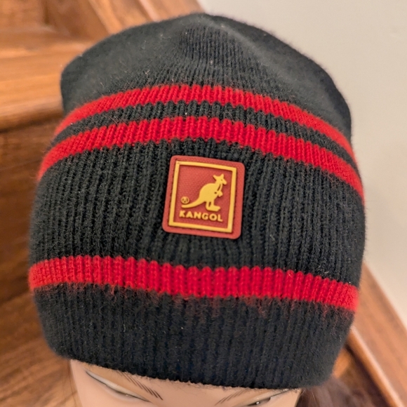 Kangol Vintage black and red wool hat, Unisex one size - Picture 4 of 8